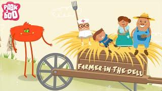 Farmer In The Dell Rhyme | Popular Nursery Rhyme For Kids | Peekaboo