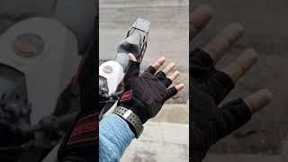 Half finger hand gloves | mobile touch using type | #shorts #bike #modified