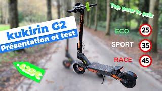 Présentation et test de la nouvelle Kukirin G2