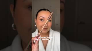 Using a Brown Pencil Liner Multiple Ways #makeup