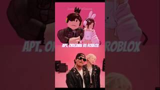 APT. Original vs Roblox | Zeddax & Modinner #roblox #zeddaxgaming #zeddax #modinner #apt