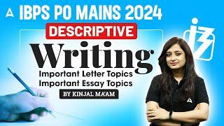 IBPS PO Mains Descriptive Paper | IBPS PO Mains English Descriptive Writing | By Kinjal Gadhavi