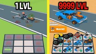 MAX LEVEL in Idle Racer - Tap Merge & Race Game