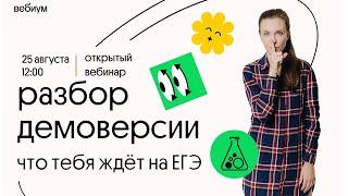 РАЗБОР ДЕМОВЕРСИИ ЕГЭ Химия 2021. Таисия Фламель. Вебиум