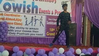 Avi srivastava dance on dilruba Got 2nd position  at ' Siddharth Nagar got dancing talent ' introduc