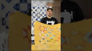 Super easy Charm Pack quilt in a day! #shorts
