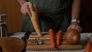 ASMR Cooking - Hearty Beef Stew (and a kale salad)