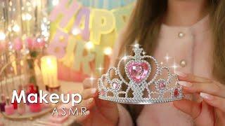 ASMR Doing Your Party Makeup (Roleplay)