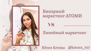 Почему АТОМИ лучше? БИНАР vs ЛИНЕЙНЫЙ МАРКЕТИНГ