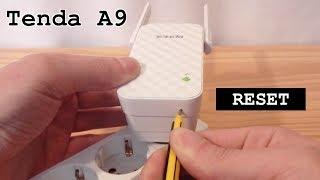 Tenda A9 Wi-Fi Extender • Factory Reset