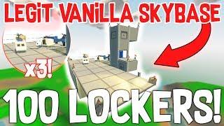 ACTUALLY "LEGIT VANILLA SKYBASE" RAID!  CRAZY LOOT! | Unturned Vanilla Base Raid