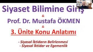 Siyaset Bilimine Giriş Dersi  3. Ünite Konu Anlatımı #siyasetbilimi