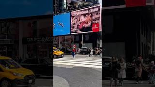 Emirates Billboard in Times Square NYC, USA | NEW YORK CITY 4K WALKING TOUR #shorts #emirates #nyc