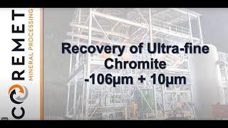 Multi Gravity Separator processing fine Chromite