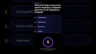 Which Ant Design component is used for displaying a collapsible panel that can be expanded or collap