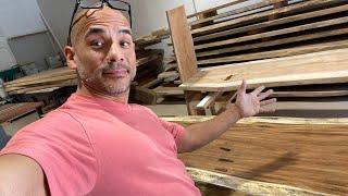 ASMR Tapping Wood from Costa Rica in my Woodshop Part 2