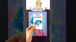 I draw #Insideout emotion as a human🩵 What emotion should I draw next? #insideout2 #envy #art