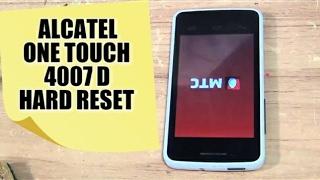 MTC(ALCATEL) OT 4007D HARD RESET,снять пароль,разблокировка,графический ключ