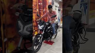 Taking delivery of TVS Raider  125  ￼Black Panther Colour  #shorts #tvsraider #tvs #tvsapachertr