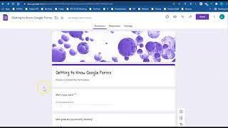 Google Forms Overview