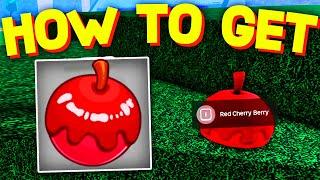 How To GET & USE RED CHERRY BERRY in BLOX FRUITS! Red Cherry Berry Location!