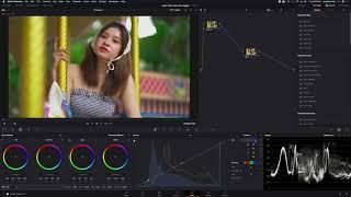 Using Curves in DaVinci Resolve to Lighten or Darken Selected Areas of the Image