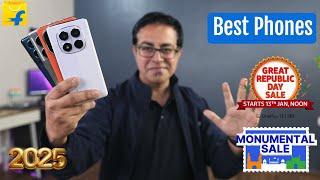 Flipkart & Amazon Republic Day Sale 2025 I Top 7 Best Phones Under 15000 ₹ 20000  ₹ 25000