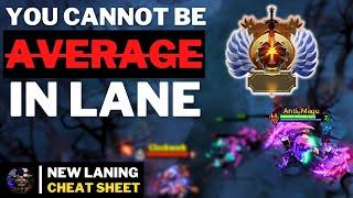 How an Archon Carry can lane like Immortal - Simple Laning Cheat Sheet