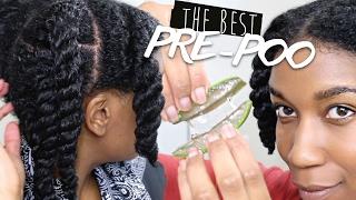 BEST Pre Poo Routine For Natural Hair - Aloe Vera | All Textures - Scalp to Ends