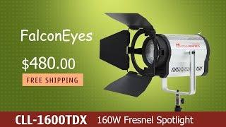 FalconEyes CLL-1600TDX 160W Spotlight 3000-8000K DMX-512 Light- linkdelight.com