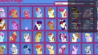 ALL CHARACTERS UNLOCKED - My Little Pony - Roleplay is Magic - Roblox