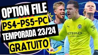 PES 2021 SUPER OPTION FILE PARA PS4/PS5/PC TEMPORADA 2023 NOVA ATUALIZAÇÃO A MELHOR DO YOUTUBE