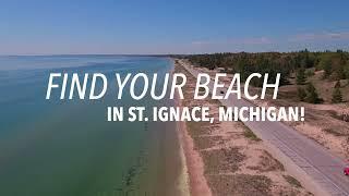 Find Your Beach in St  Ignace, Michigan
