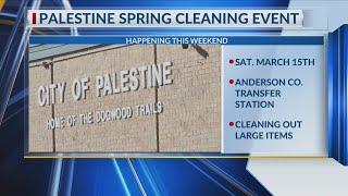 City of Palestine hosts spring cleaning event for residents