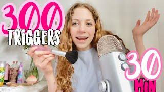 ASMR 300 Triggers in 30 minutes!