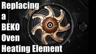 How to change an Oven Heating Element on a Beko Oven - Fan Oven not heating up?