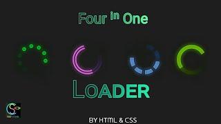 Four in one loader by Html & Css | Sab's Code