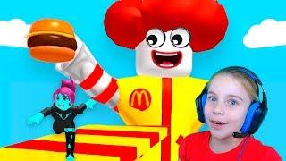 ЧТО СЛУЧИЛОСЬ в МАКДОНАЛЬДС в Roblox Побег из Macdonald Детский Летсплей в Роблокс