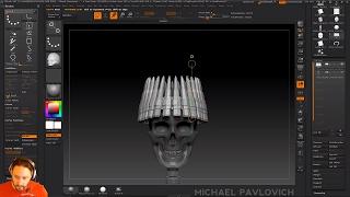 PavWork09: Controlling ZBrush Curves