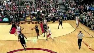 Lebron James - Chalmers Steal, BronBron Smash (Heat vs Raptors)