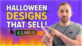 6 EASY Halloween T-Shirt Designs that SELL! Q4 Print on Demand Tips