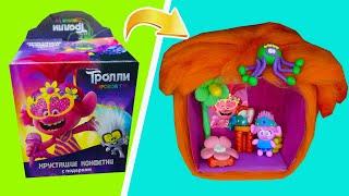 ДОМИК РОЗОЧКИ Тролли 2 Мировой тур ЛЕПКА Акция пятерочка Trolls World Tour