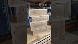 Zig Zag Drawers | Drawer Fronts | Modern Furniture | Oak Build #zigzag #drawers #moderndesign