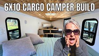 Jaw-dropping CUSTOM CARGO TRAILER CAMPER Transformation! Episode 23