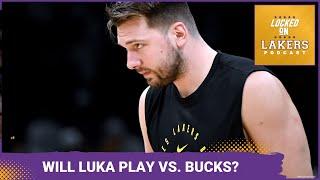 Luka Dončić Questionable For Lakers-Bucks. Plus, LeBron vs. Stephen A.