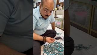 Personally handpicked by Shri Sunil Om Prakash—rare Iranian Turquoise touched with sacred devotion.