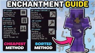 Minecraft Enchanting Guide - Lowest Cost, All Items