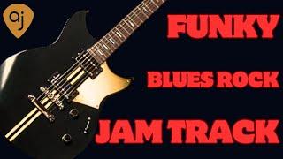 FUNKY BLUES ROCK JAM TRACK | Guitar Backing Track (E Minor - 82 BPM)