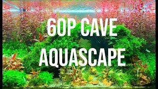 60P Cave Aquascape - Step by Step