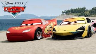 Cars 3 : Fireball Beach Scene | BeamNG.drive